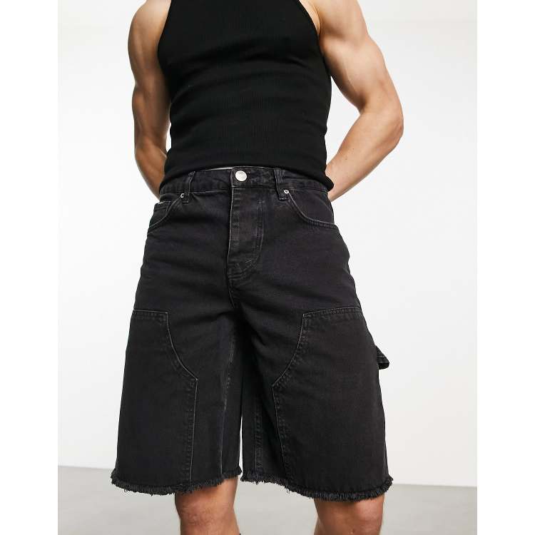 Pass~Port Workers Club Jean Short - Faded Washed Black