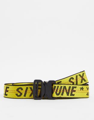 ceinture sixth june jaune