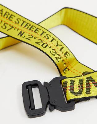 ceinture sixth june jaune