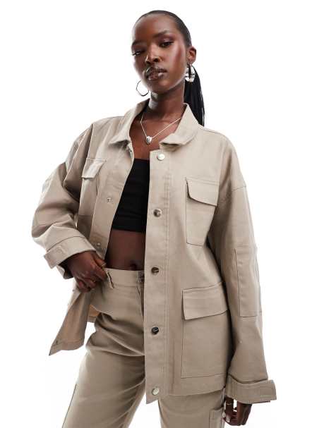 Sixth June - Chemise d'ensemble style charpentier - Gris - view 1