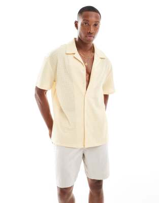 Sixth June - Chemise en crochet - Jaune