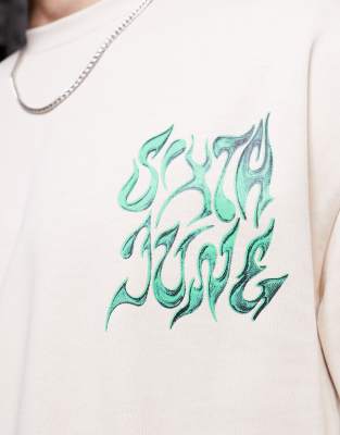 Sixth June Chrome Logo Back Print T-shirt