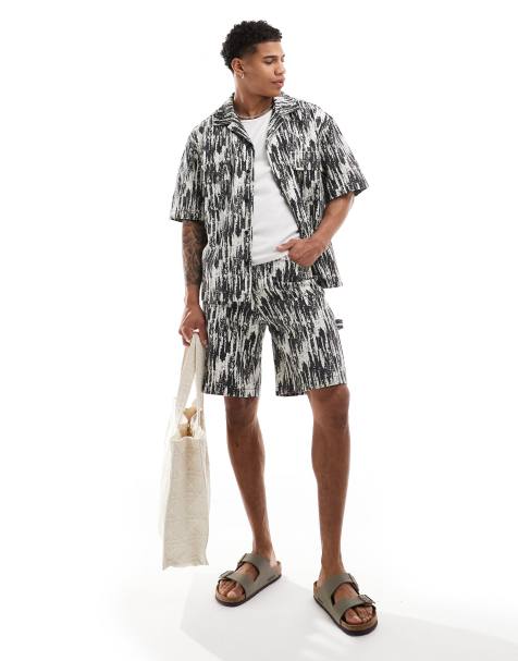 Sixth June co-ord abstract print shorts in multi - view 1