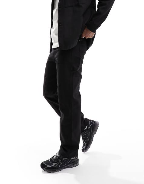 Sixth June co-ord carpenter cargo trousers in black - view 1