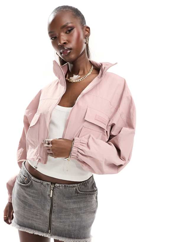 Sixth June - co-ord cropped jacket in pink