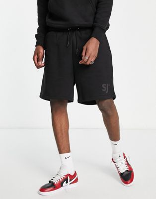 Sixth June co-ord heavyweight jersey shorts in black