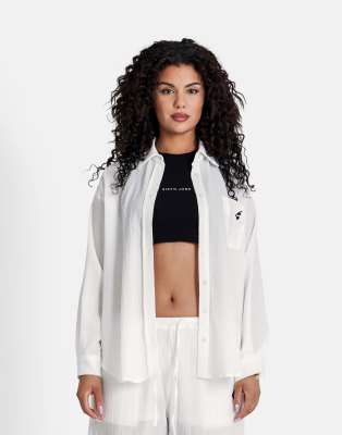 Sixth June - Creased - Langärmliges Hemd in Weiß