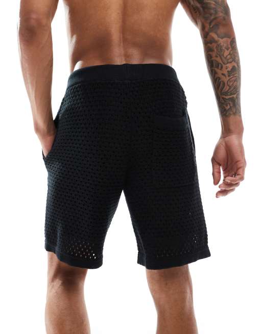 Sixth June crochet shorts in black (part of a set), 2 of 5