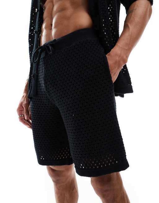 Sixth June crochet shorts in black (part of a set), 3 of 5