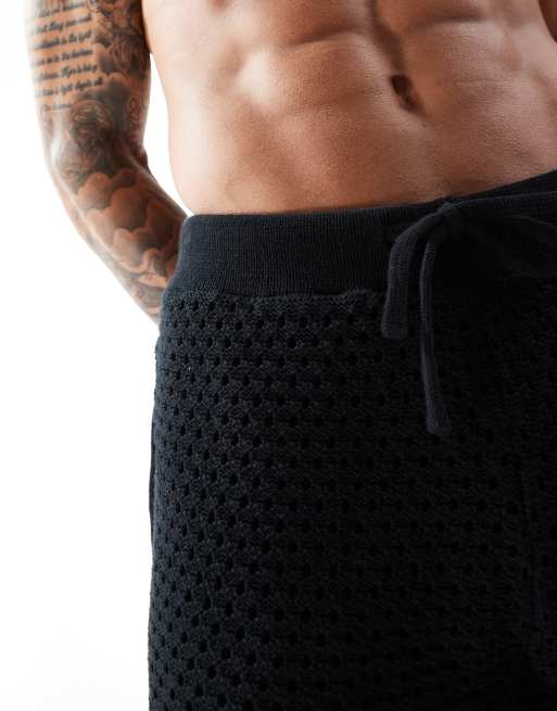 Sixth June crochet shorts in black (part of a set), 4 of 5