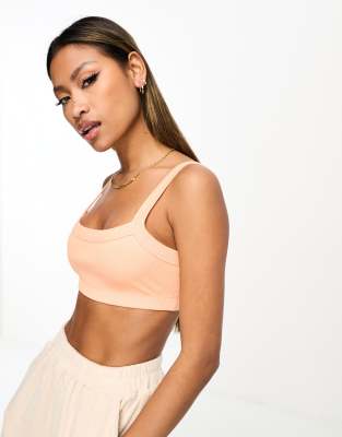 Sixth June crop top in orange - ASOS Price Checker