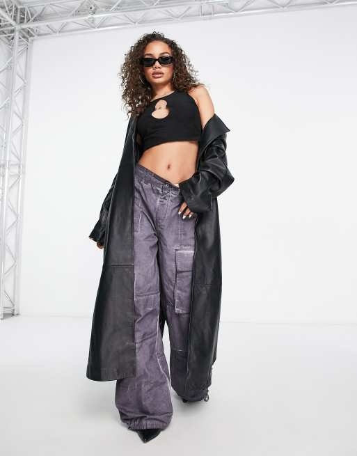 Sixth June - Crop top met uitsnijding in zwart, 4 van 4