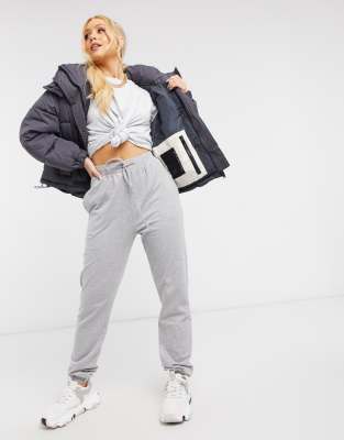 cropped oversized puffer jacket