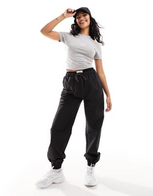 Sixth June Cropped T-shirt In Gray