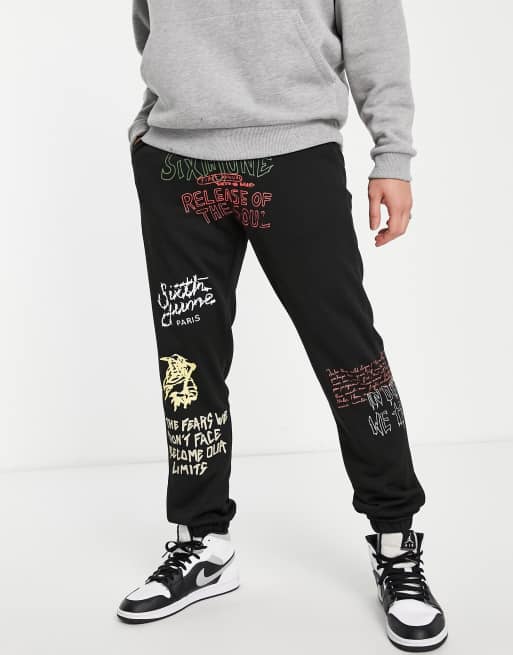 Custom print sweatpants hot sale