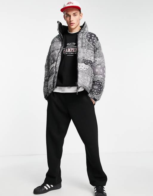 Sixth June – Czarna kurtka puchowa we wzór paisley, 4 z 4
