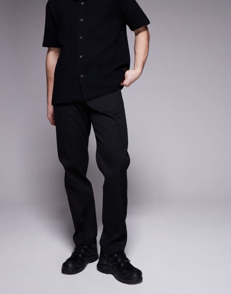 Sixth June relaxed pull on trousers in black
