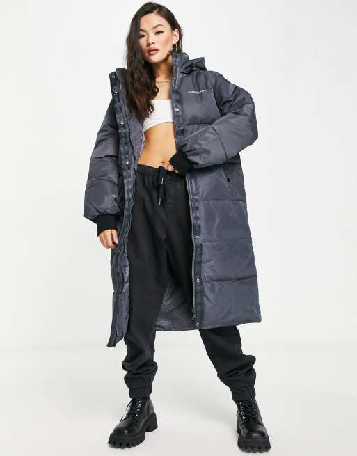 Sixth June - Doudoune longue oversize avec doublure logo