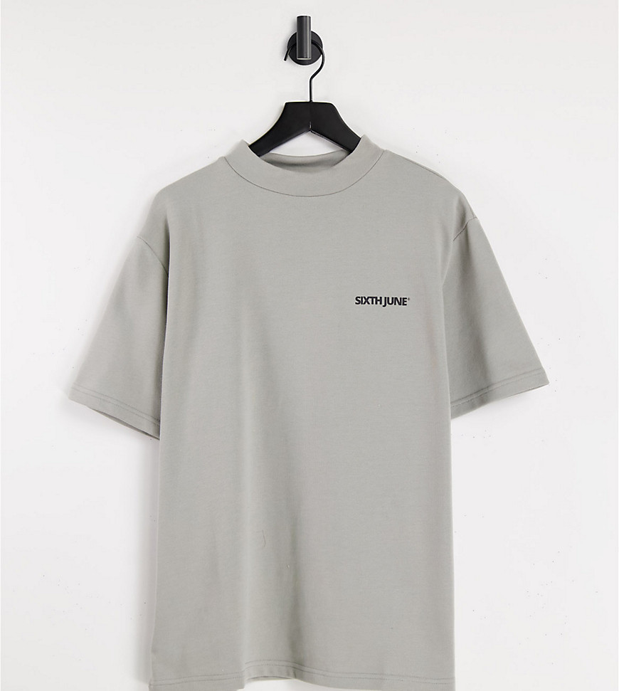 Sixth June essential t-shirt in light grey
