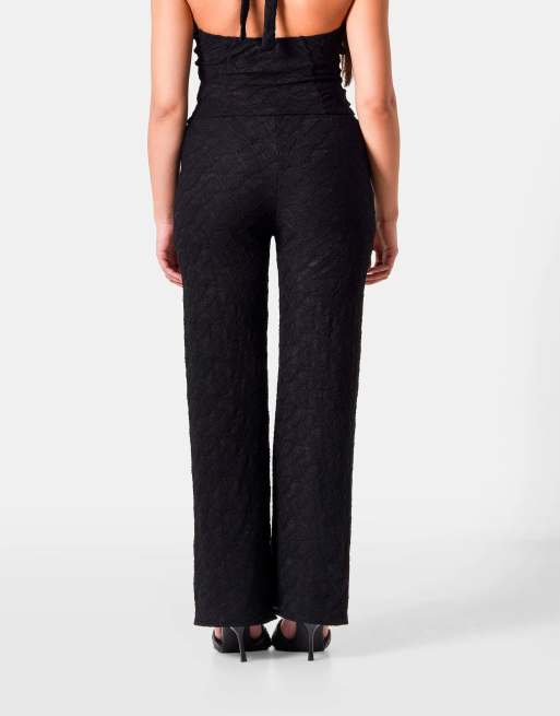 Sixth June - Fantasy - Broek met textuur in zwart, 2 van 4