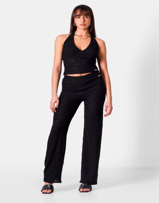 Sixth June - Fantasy - Broek met textuur in zwart, 4 van 4