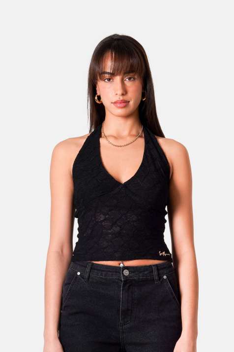 Sixth June - Fantasy - Top texturé sans manches - Noir - view 1