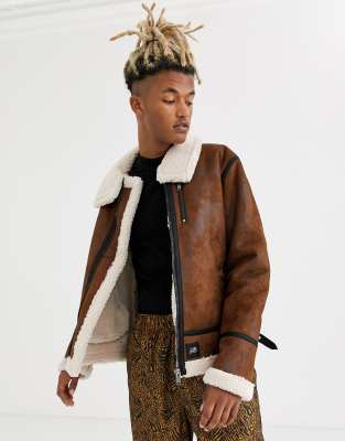 sixth june faux shearling jacket