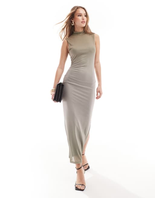 Sixth June - Flerfarvet maxikjole i ombre mesh
