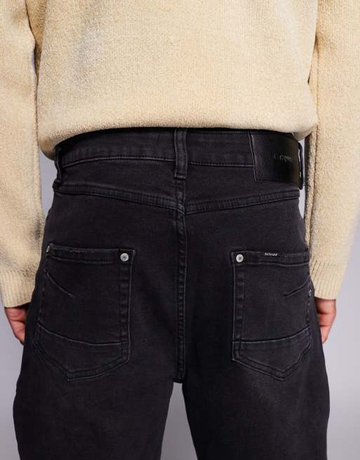 Sixth June – Gerade geschnittene Denim-Jeans in verwaschenem Schwarz, 4 von 5