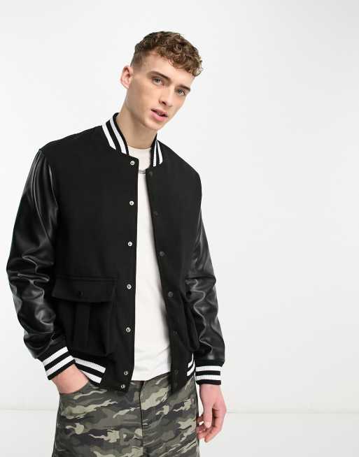 ASOS Varsity Jackets & Overshirts Plus Size Fashion for Men