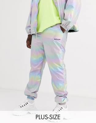 reflective track pants