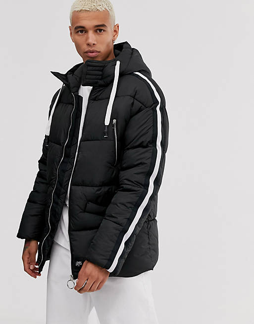 Sixth June hooded puffer jacket with hood | ASOS