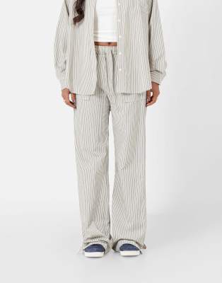 Sixth June - Hose in Beige mit Streifen und seitlichem Schlitz-Neutral