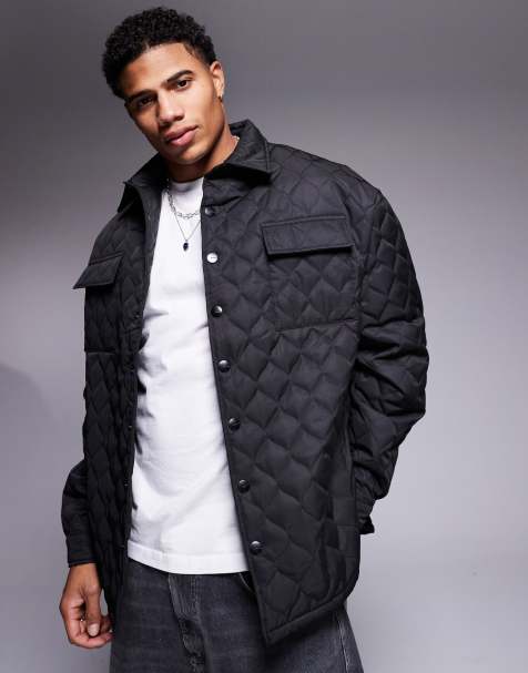 Sixth June – Jacke in Schwarz mit wellenförmiger Steppung - view 1
