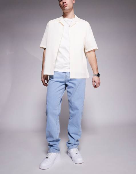 Sixth June straight leg jean in light blue wash