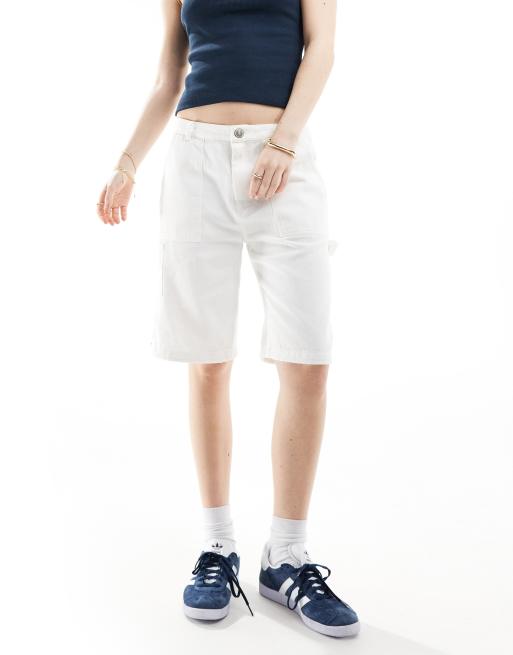Sixth June - Langere timmermansshort in wit