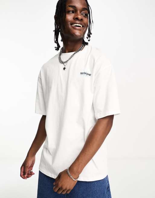 Sixth June lightening t-shirt in white