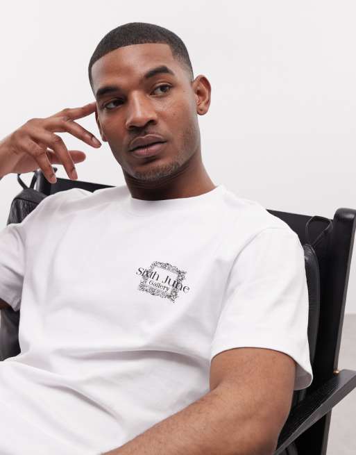 Sixth June Louvre printed t-shirt in white, 4 of 5