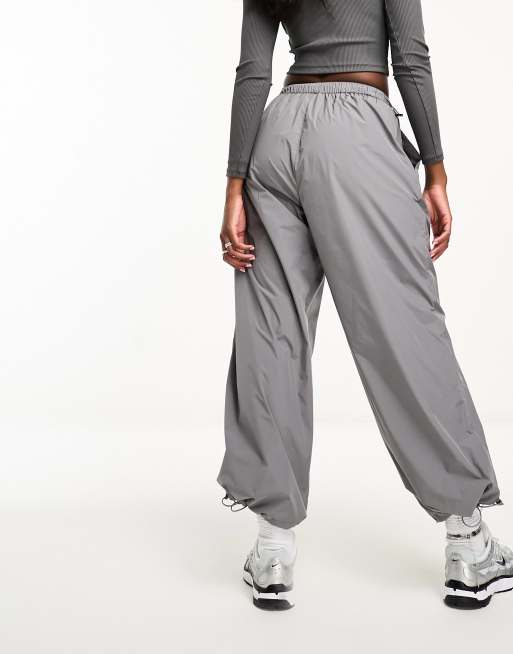 HALARA Nylon Parachute Pants, Gray, Size XS, NWT! 