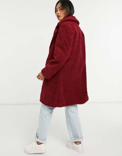 manteau mouton rouge