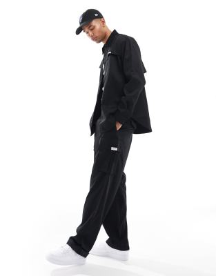 Sixth June multi pocket cargo pant co-ord in black