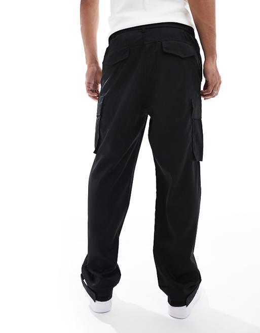 Sixth June multi pocket cargo pants in black - part of a set Sixth June multi pocket cargo pants in black - part of a set