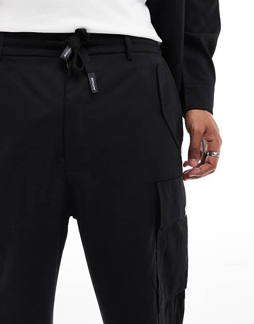 Sixth June multi pocket cargo pants in black - part of a set Sixth June multi pocket cargo pants in black - part of a set