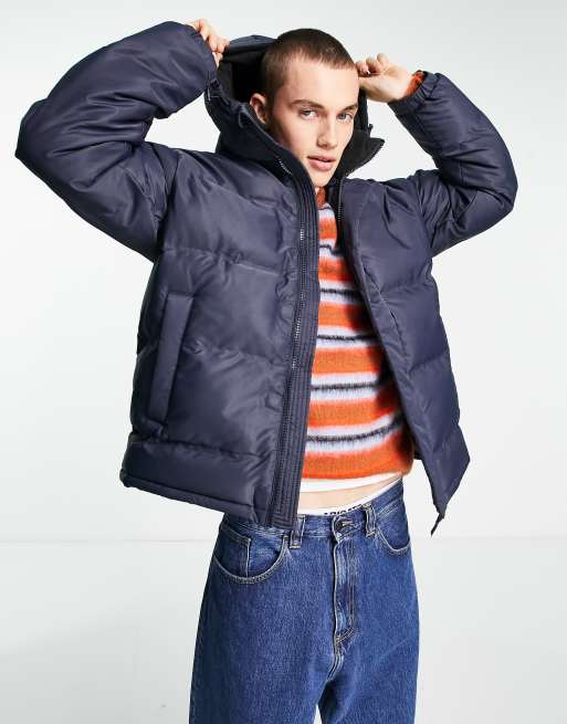 Sixth June - Naadloos puffer jack in marineblauw