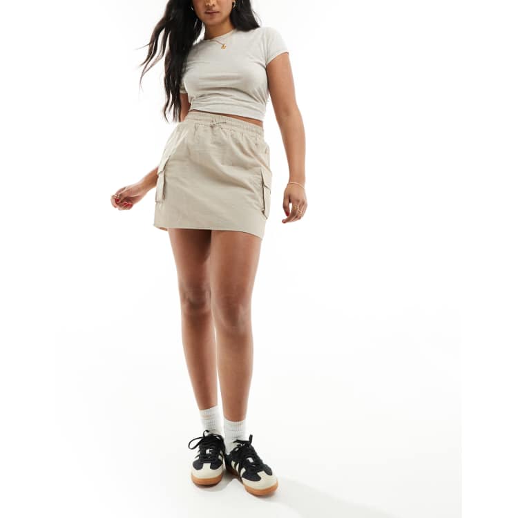 【NONCODE】capen cargo mini skirt Cargo Skirt with Mini Front Pocket – K MOMO