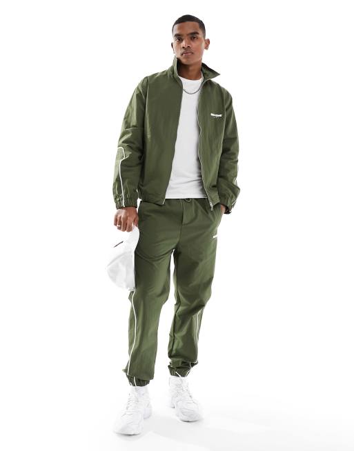 Sixth June nylon track pants in khaki (part of a set), 2 of 5