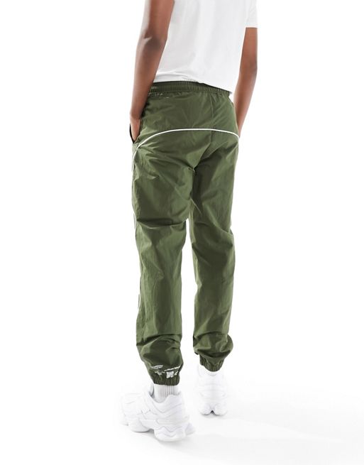 Sixth June nylon track pants in khaki - part of a set | ASOS