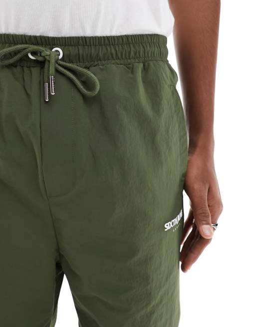 Sixth June nylon track pants in khaki (part of a set), 5 of 5