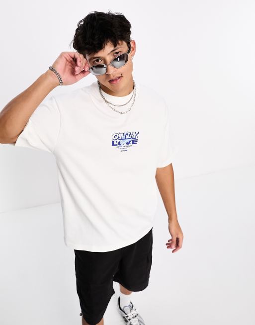 Sixth June only love t-shirt in white | ASOS