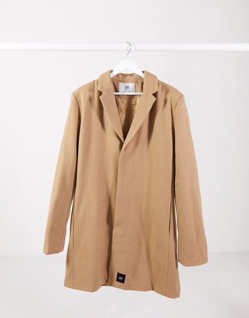 Sixth June overcoat with pocket in camel